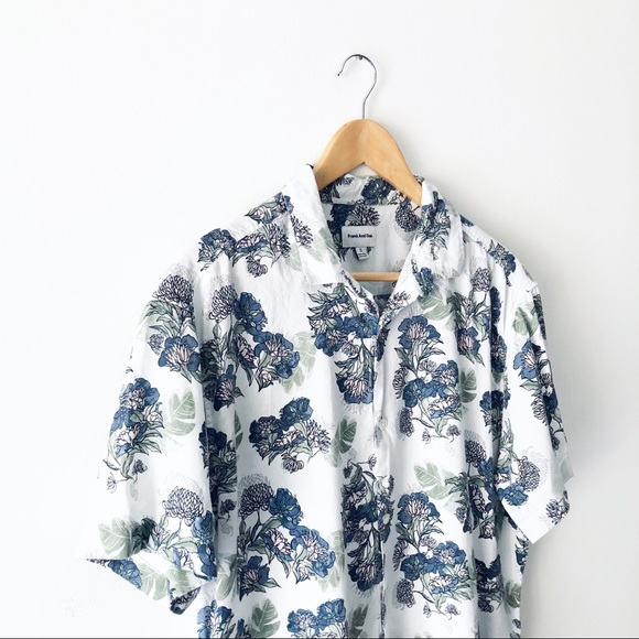 Frank and Oak Floral Button Down Shirt - Picture 3 of 7